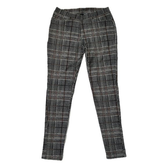 S-M Plaid Printed Jeggings - Picture 1 of 3
